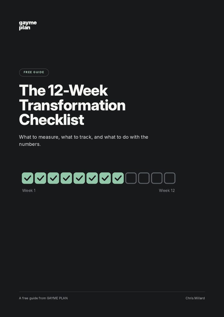 The 12-Week Transformation Checklist cover