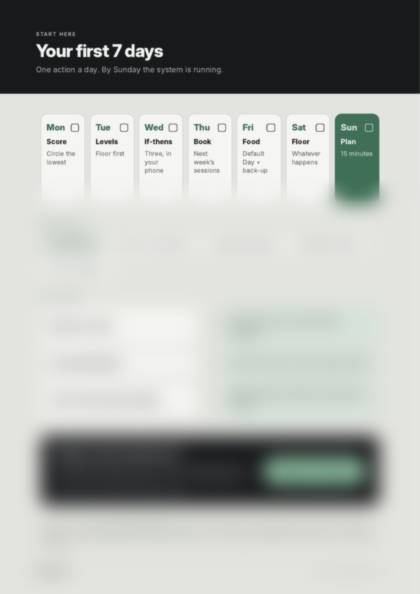Page from The Consistency Blueprint