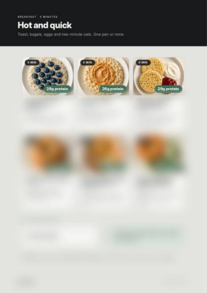 Page from Lazy Day Nutrition